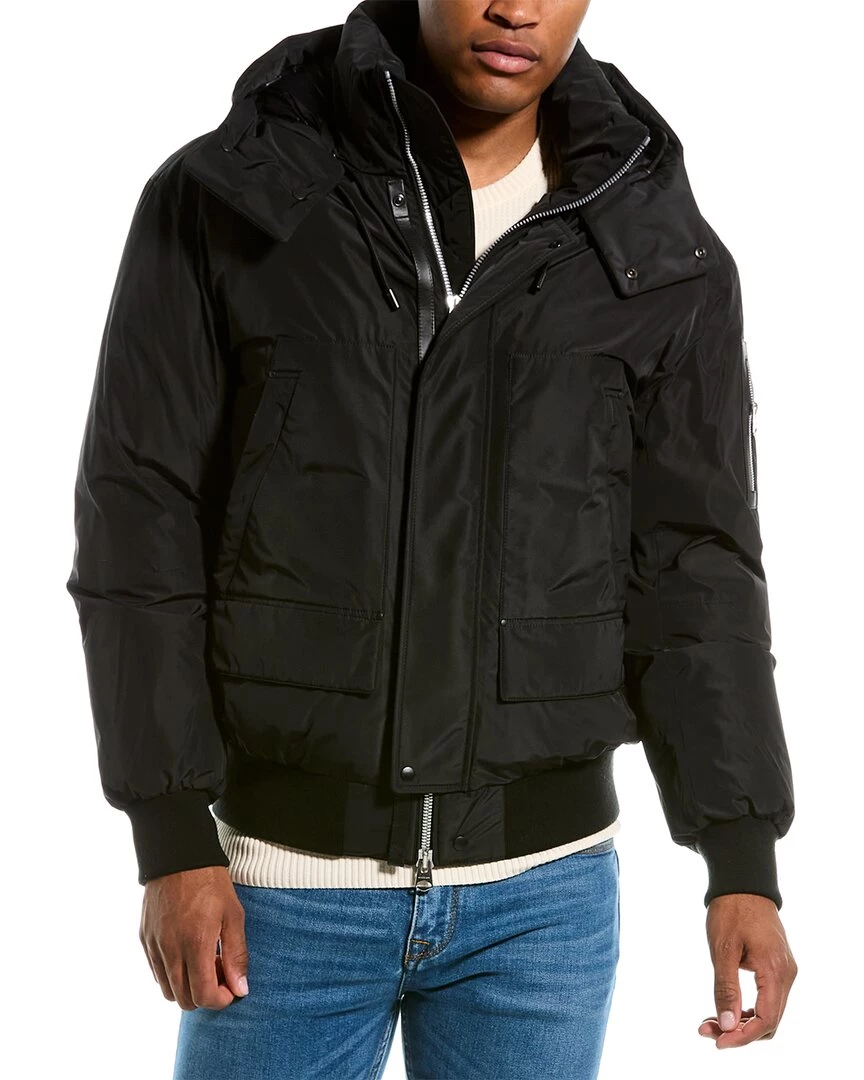 Brand new ๐ฅฐ men Mackage Viggo Leather-Trim Bomber Jacket ๐ฏ 5 Brand new ๐ฅฐ men Mackage Viggo Leather-Trim Bomber Jacket ๐ฏ - Image 3