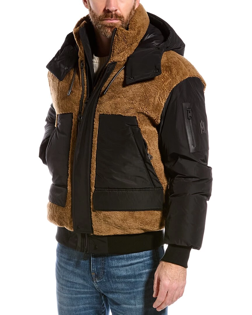 Coupon ๐งจ men Mackage Viggo Leather-Trim Down Bomber Jacket ๐ 5 Coupon ๐งจ men Mackage Viggo Leather-Trim Down Bomber Jacket ๐ - Image 3