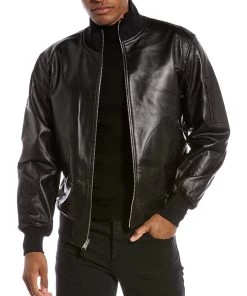 Wholesale โ men Mackage Easton Leather Bomber Jacket โ๏ธ