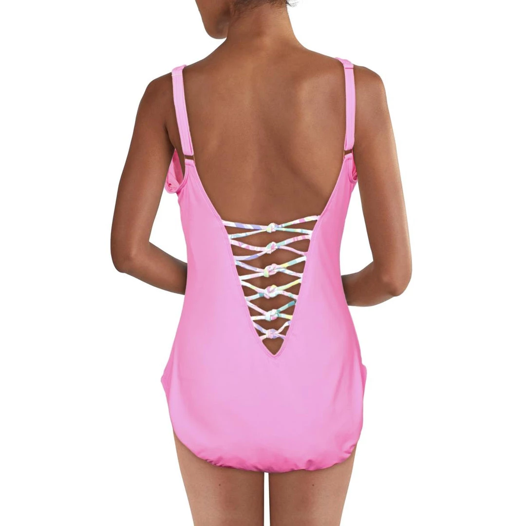 Buy 🎁 Lilly Pulitzer 👩 Womens Lace-Up Plunging One-Piece 🩱 Swimsuit ⭐ 4 Buy 🎁 Lilly Pulitzer 👩 Womens Lace-Up Plunging One-Piece 🩱 Swimsuit ⭐ - Image 2