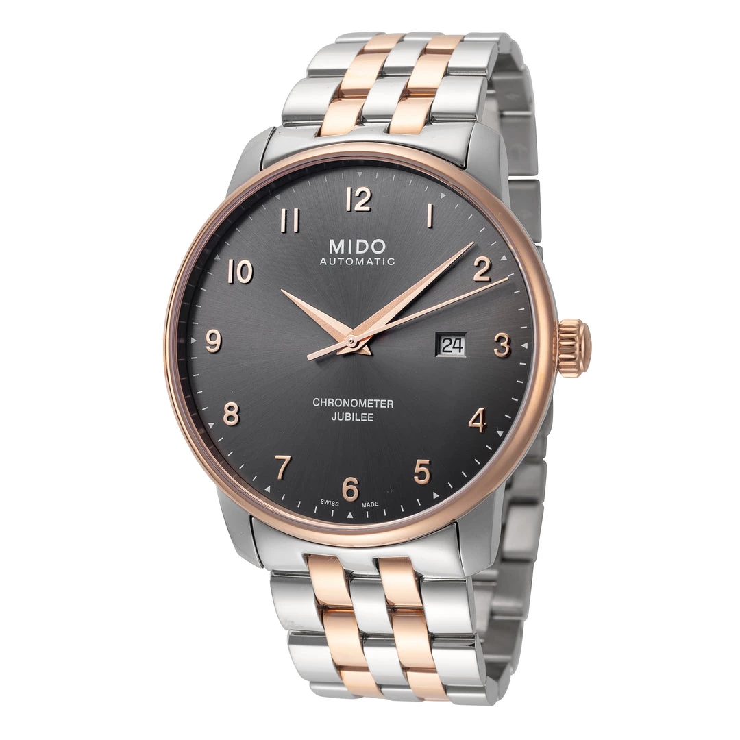 New 🌟 Mido Men's Baroncelli Jubilee 42mm Automatic ⌚ Watch 🤩 3 New 🌟 Mido Men's Baroncelli Jubilee 42mm Automatic ⌚ Watch 🤩