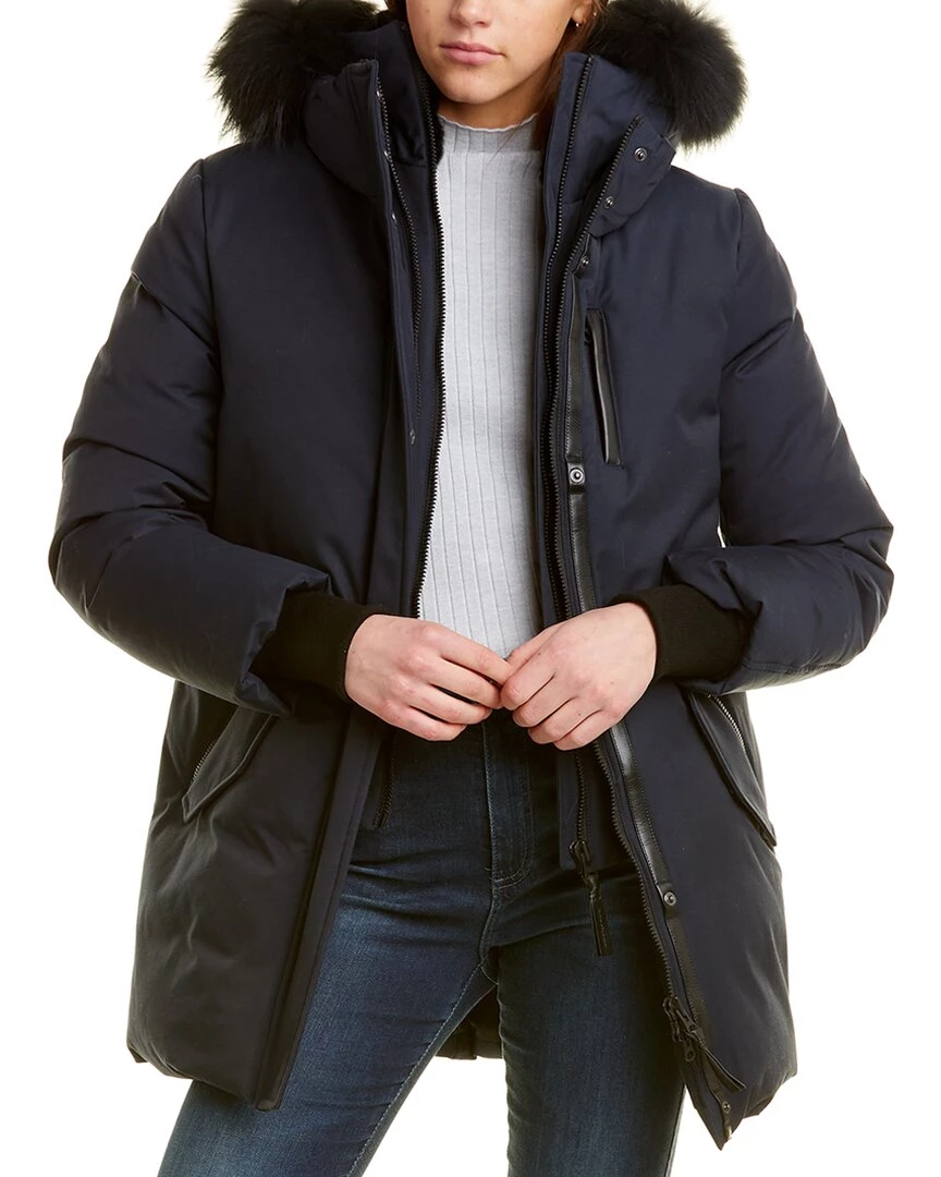 Brand new ✔️ women Mackage Marla Leather-Trim Down 🧥 Coat ✨ 3 Brand new ✔️ women Mackage Marla Leather-Trim Down 🧥 Coat ✨