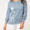 Best deal 🌟 Xcvi 👩 women Whirlwind Pullover Top in Orion Blue ⭐ -The Original Shop 453632442be14478899bf869542d712e 1080x