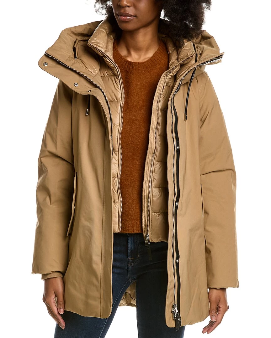 Brand new ❤️ women Mackage Kinslee 2-In-1 Oversized Leather-Trim Down Parka 😀 3 Brand new ❤️ women Mackage Kinslee 2-In-1 Oversized Leather-Trim Down Parka 😀