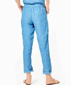 Best reviews of 🤩 Lilly Pulitzer 👩 women 31" Taron Mid-Rise Linen Pant in Beckon Blue X Sea Salt Blue 🤩 -The Original Shop 4e20382d0a574beda00f68d94607f428 6e632c99 83b3 498c bcfa e79e0c215304 1080x