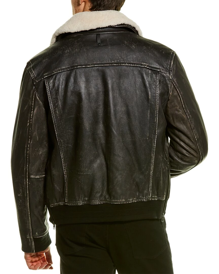 Hot Sale 👍 men Mackage Garnet Leather Jacket ⭐ 4 Hot Sale 👍 men Mackage Garnet Leather Jacket ⭐ - Image 2