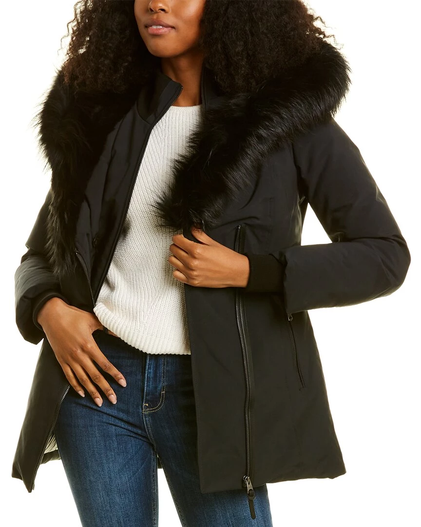 Cheap 🎉 women Mackage Akiva Leather-Trim Down 🧥 Coat 🔥 3 Cheap 🎉 women Mackage Akiva Leather-Trim Down 🧥 Coat 🔥