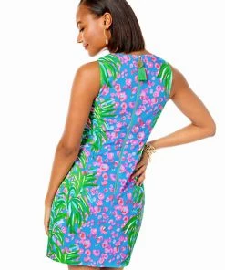 Best deal 👏 Lilly Pulitzer 👩 women Mila Stretch Shift 👗 Dress in Turquoise Shore I Spy Engineered 🛒 -The Original Shop 824e199bc5b14bdf8a6368bd12d5f4f1 5f956437 3d00 4b0f 8fae 86cb0e6f0789 1080x