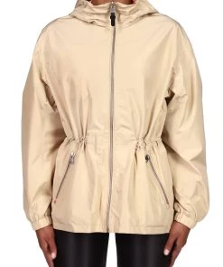Buy ⌛ Mackage 👩 women Denali-Nv Rain Jacket in Beige ✔️