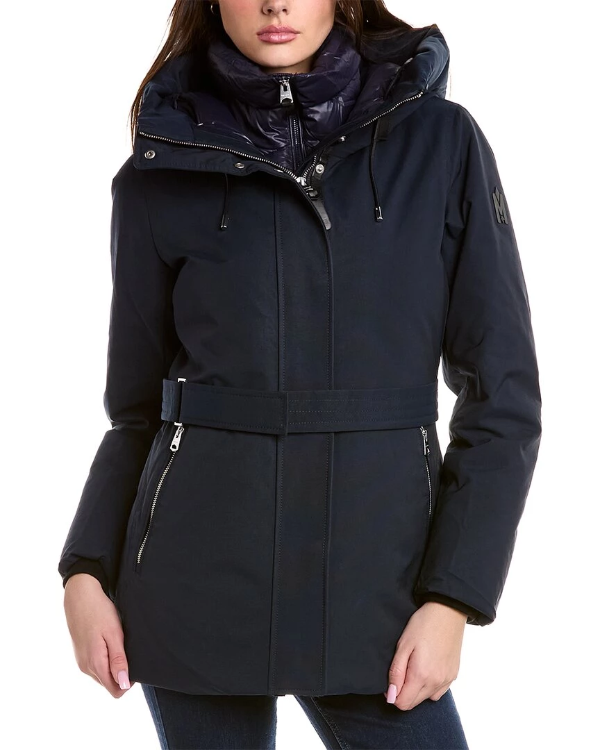 Wholesale 🎁 women Mackage Jeni Leather-Trim Down Parka 🤩 5 Wholesale 🎁 women Mackage Jeni Leather-Trim Down Parka 🤩 - Image 3