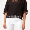 Cheapest 😍 Xcvi 👩 women Kibo Crochet Top in Black 👍