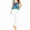 Buy 🔥 Lilly Pulitzer 👩 women 29" South Ocean High-Rise Skinny Pant in Resort White ❤️