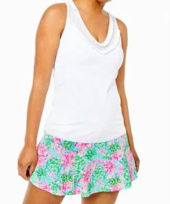 Best Pirce ๐ Lilly Pulitzer ๐ฉ women Ruah Bra Tank in Resort White โ