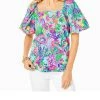 Discount 🥰 Lilly Pulitzer 👩 women Lettie Top in Me And My Zesty 💯