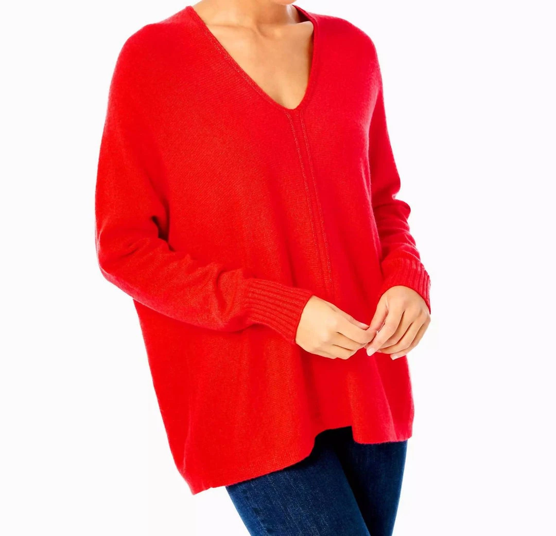 Cheapest โญ Lilly Pulitzer ๐ฉ women Sevie Dolman Sweater in Ruby Red ๐ 3 Cheapest โญ Lilly Pulitzer ๐ฉ women Sevie Dolman Sweater in Ruby Red ๐