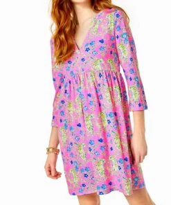 Discount ๐ฅฐ Lilly Pulitzer ๐ฉ women Loran ๐ Dress in Tigress Garden ๐ฏ