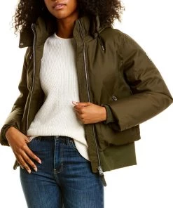 Budget 👏 women Mackage Cory Down Bomber Jacket ⌛