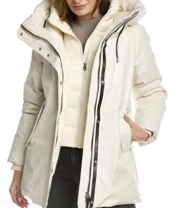 Best reviews of 👍 women Mackage Kinslee 2-In-1 Oversized Leather-Trim Down Parka 😀