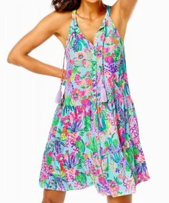 Best Pirce ๐ Lilly Pulitzer ๐ฉ women Carolane ๐ Dress in Me And My Zesty ๐