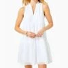 Best reviews of 🛒 Lilly Pulitzer 👩 women Novella 👗 Dress in Resort White 🥰