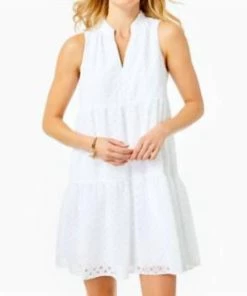 Best reviews of 🛒 Lilly Pulitzer 👩 women Novella 👗 Dress in Resort White 🥰