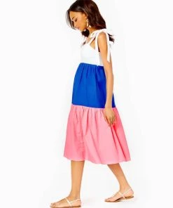 Coupon 🔥 Lilly Pulitzer 👩 women Anlee Midi 👗 Dress in Resort White Borealis Blue Lillys Coral 🎉 -The Original Shop f4c54fd78f4e43c4a3638a99ce1f584f 13de89cd 4c46 4a17 8114 511dc76088b7 1080x