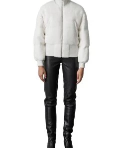 Coupon 😉 Mackage 👩 Womens Sherpa Warm Puffer Jacket 😉